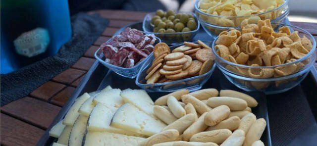 Appetizers Included in Magic Palamos Tours